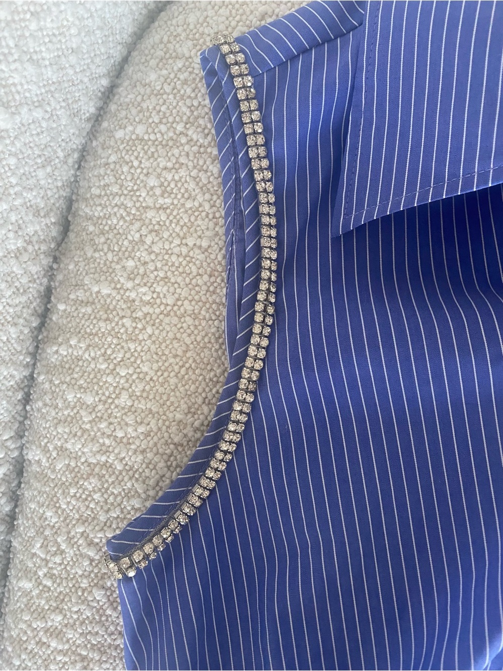 Sandro Rhinestone Top. Size 1. - Picture 3 of 4